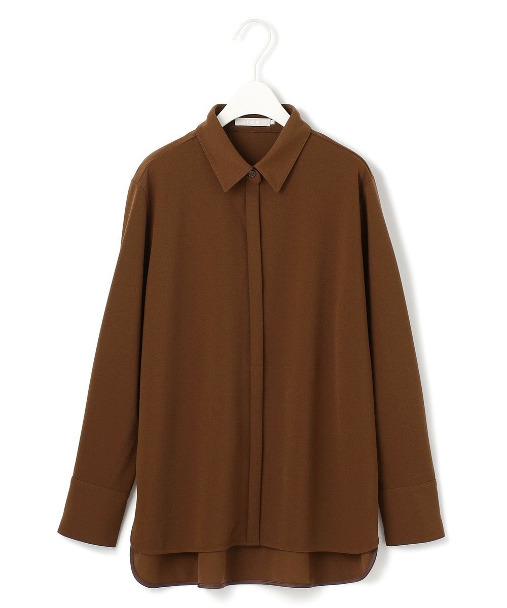 ICB 【洗える】マラボーテジョーゼット ボウタイデザインカットソー 