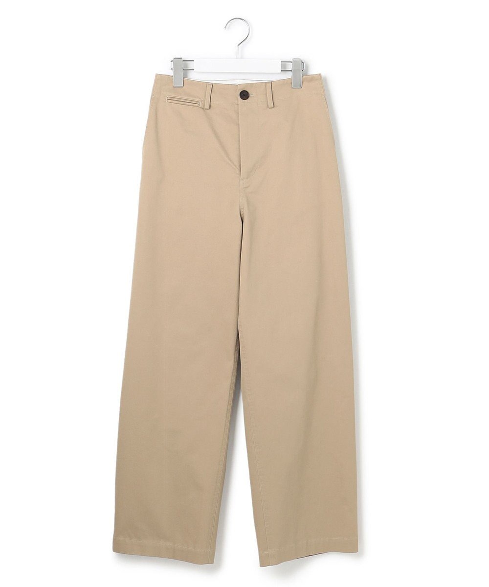 23区 コットンギャバ チノ パンツ 