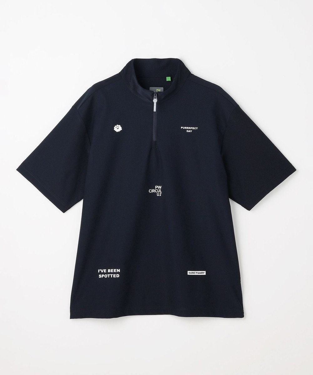 PW CIRCULUS 【MEN】AIR TOOL ハーフジップモック ゴルフ 
