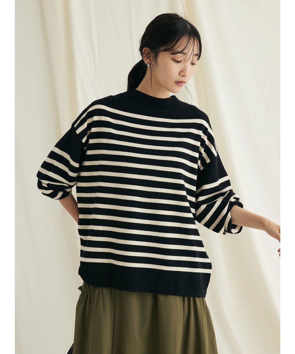 CRAFT STANDARD BOUTIQUE とてもちボーダーニットプルオーバー 