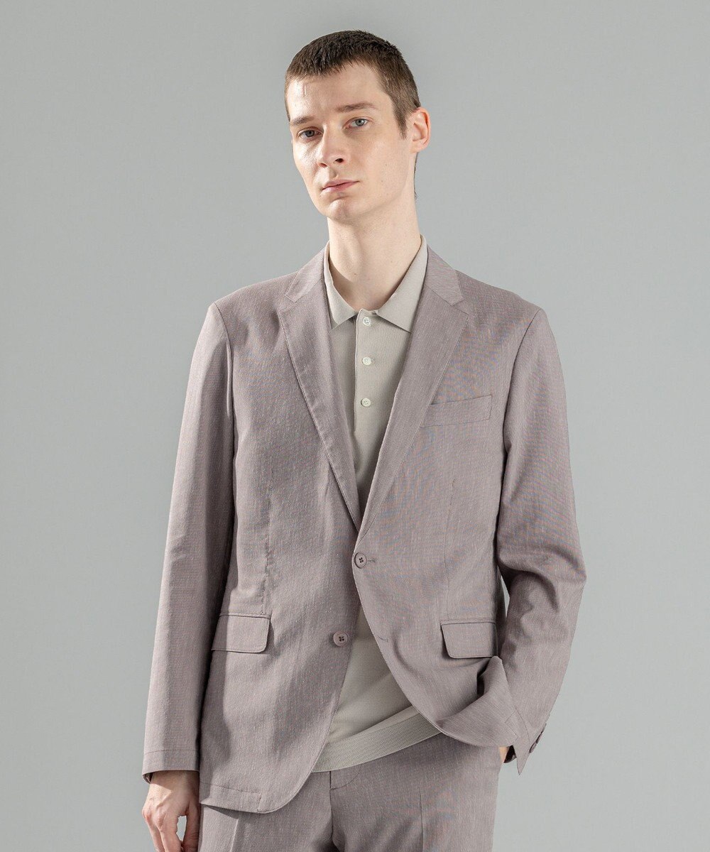 JOSEPH HOMME 新素材【洗える/ストレッチ】ピンヘッドリネンストレッチ　ジャケット 