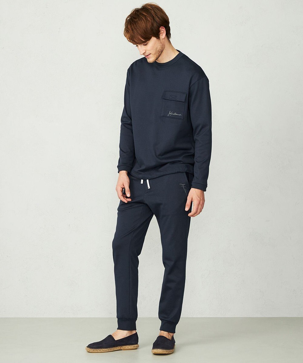 JOSEPH ABBOUD MOUNTAIN 【SPACE／UNISEX】コンパクトコットン裏毛 スウェットパンツ 