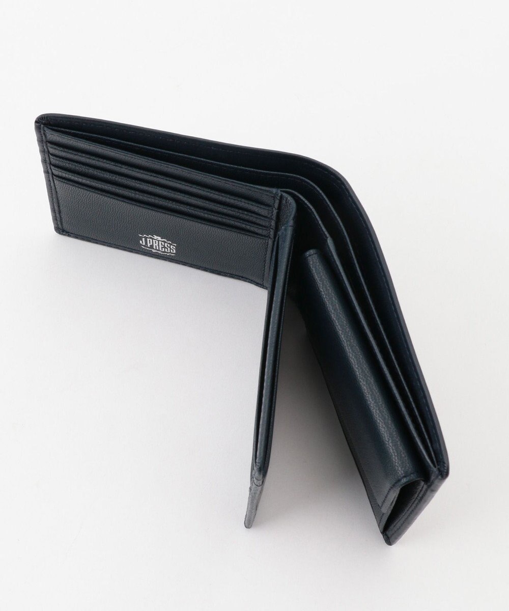 J.PRESS MEN 【MORPHO×J.PRESS】シープゴート 二つ折り財布(ベロ・小銭入れ付き札入) 