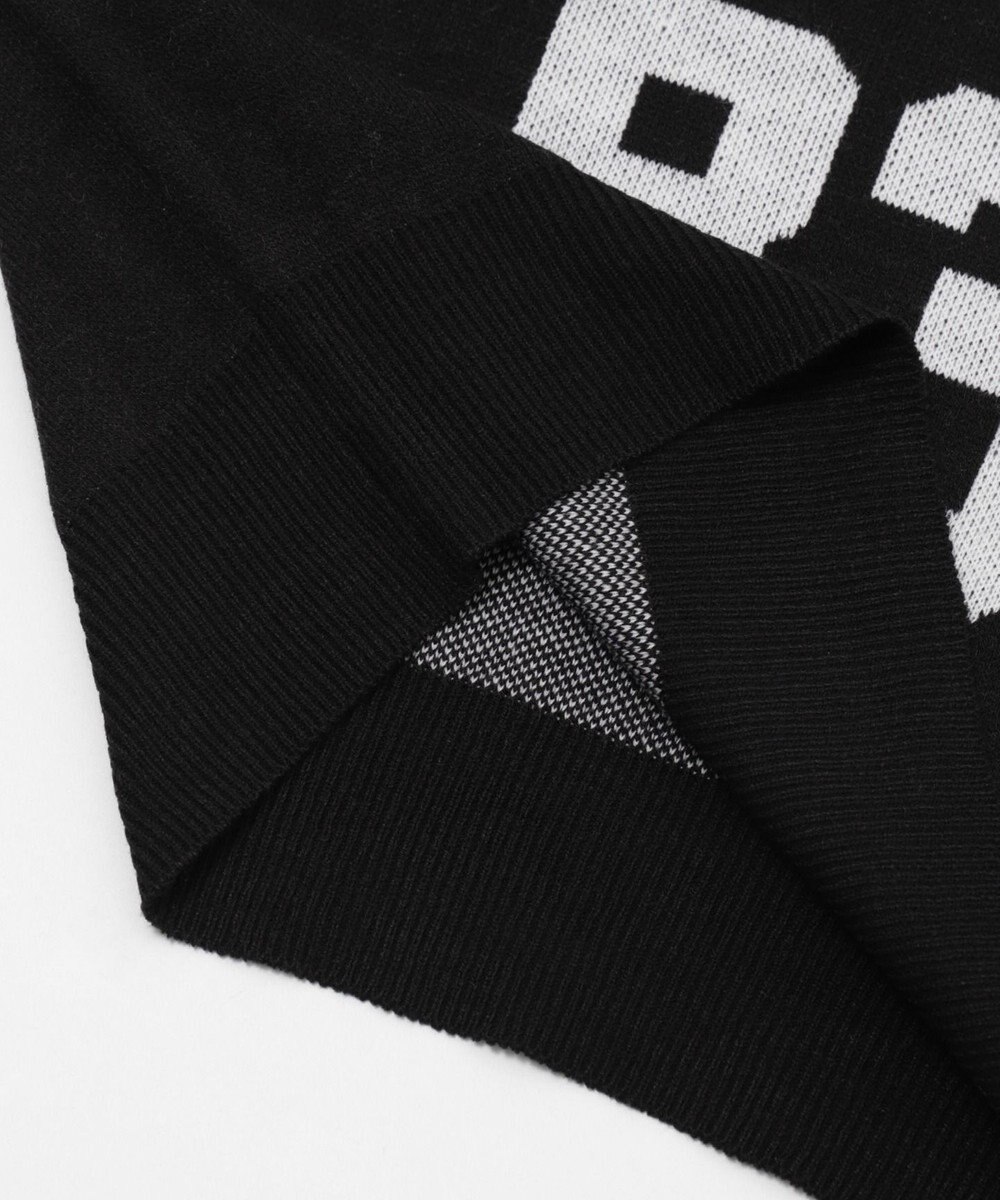 WEGO オープンショルダーナンバリングニット 