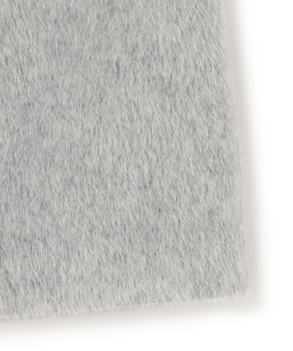 BEIGE， COURBE / アルパカ混ミニ丈スカート 