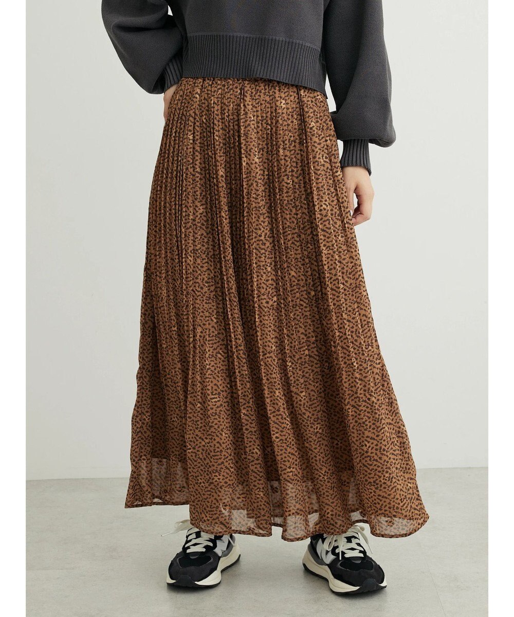 Green Parks シフォンＪＱアソートプリーツスカート 