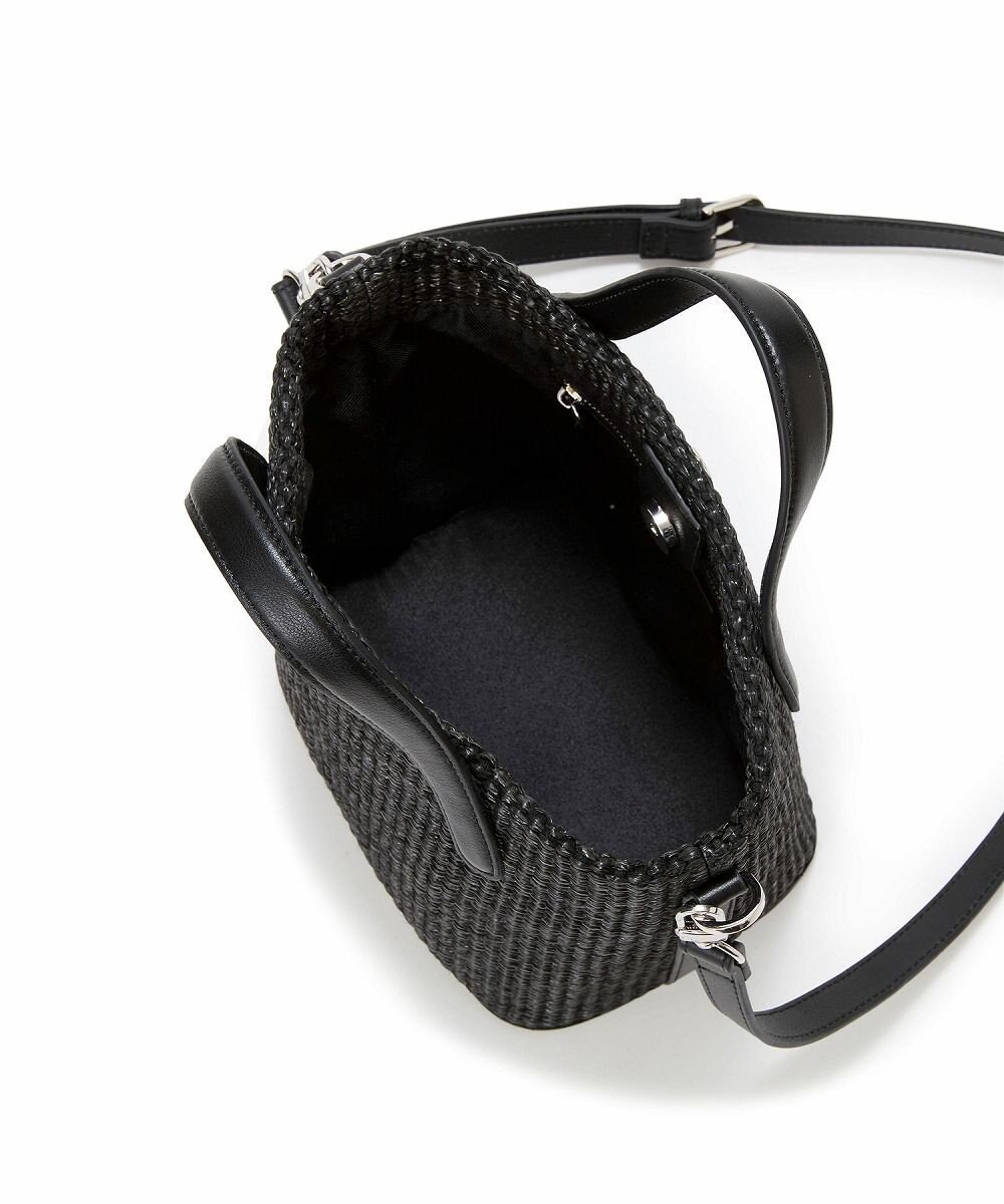 TOPKAPI 【Breath TOPKAPI】レザーハンドル ショルダー付き トート カゴバッグ 