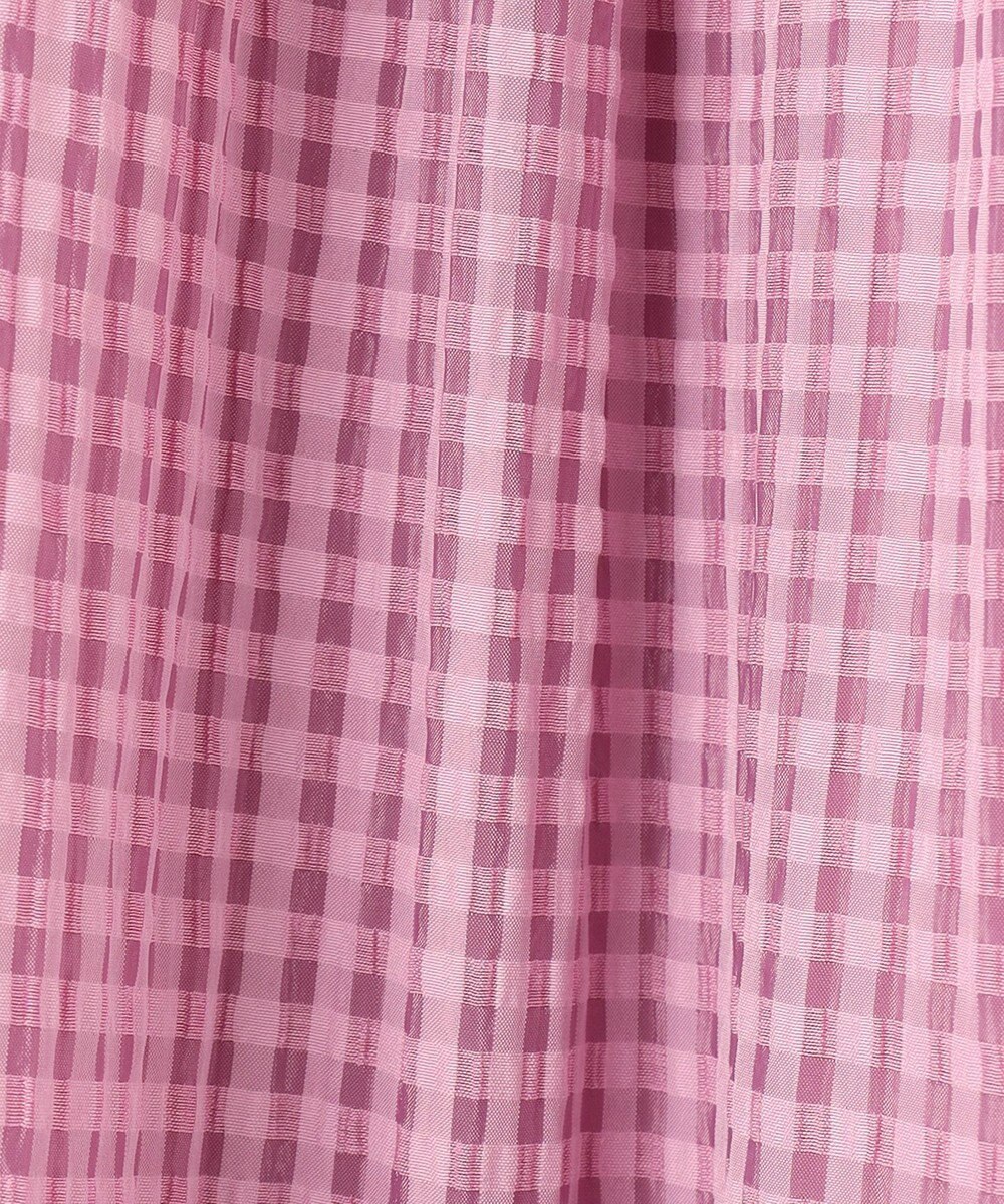 組曲 KIDS 【150-160㎝】ギンガムサッカー ワンピース 