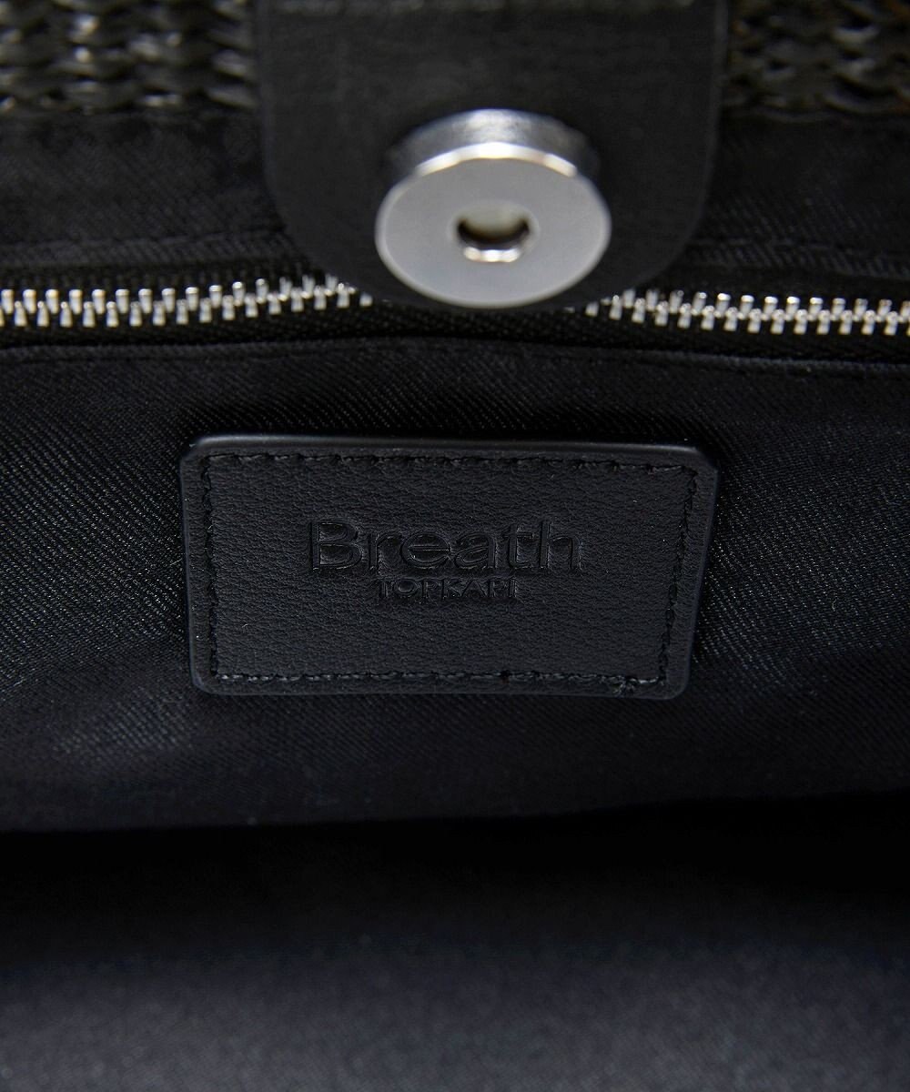 TOPKAPI 【Breath TOPKAPI】レザーハンドル ショルダー付き トート カゴバッグ 