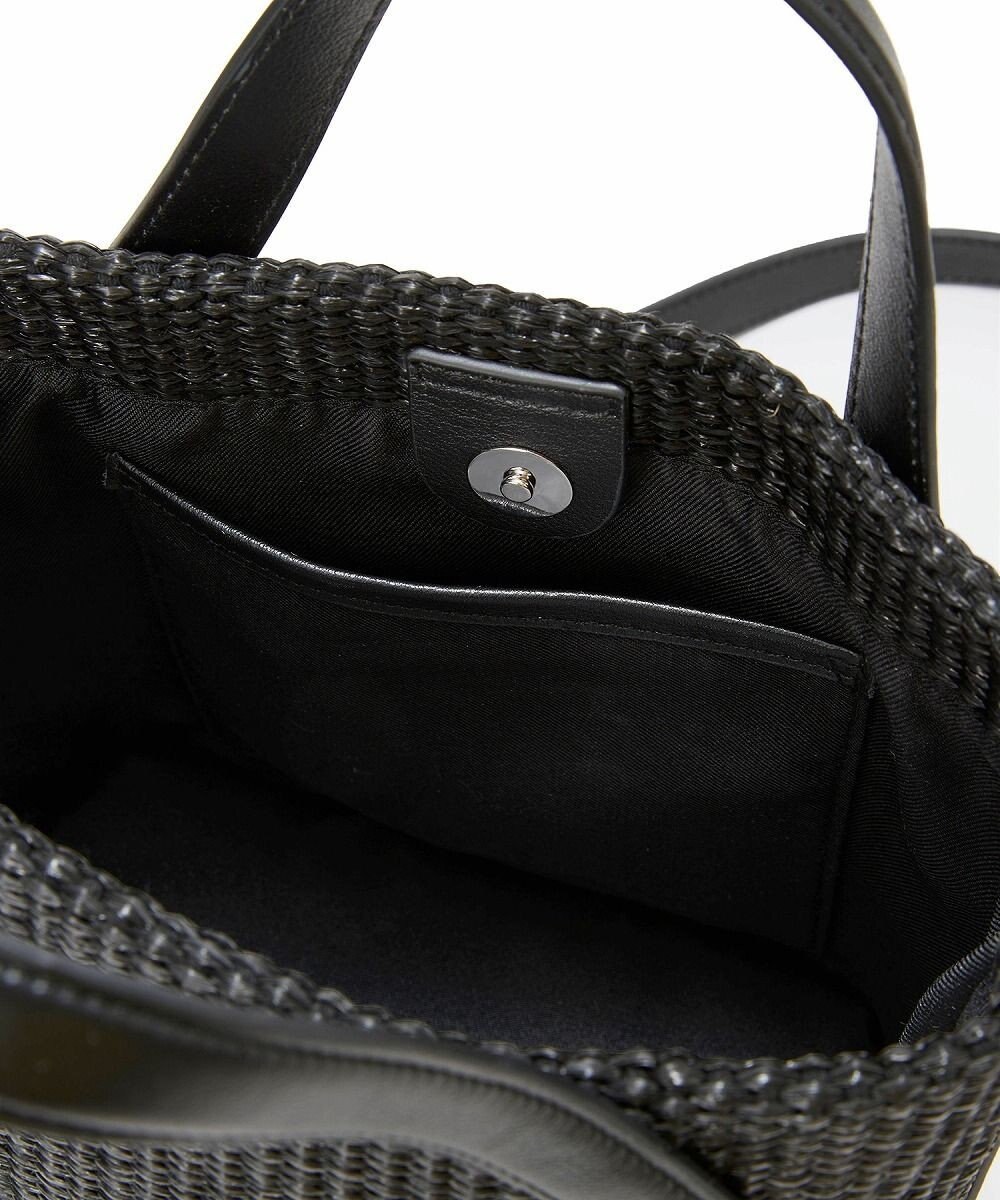 TOPKAPI 【Breath TOPKAPI】レザーハンドル ショルダー付き トート カゴバッグ 