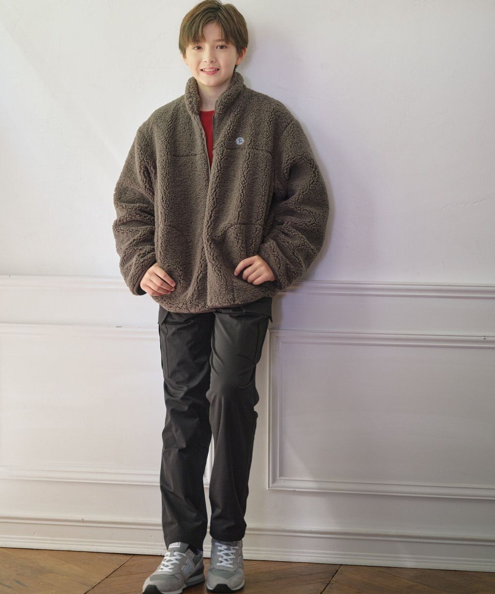 J.PRESS KIDS 【140-170cm】裏付き ストレッチ カーゴパンツ 