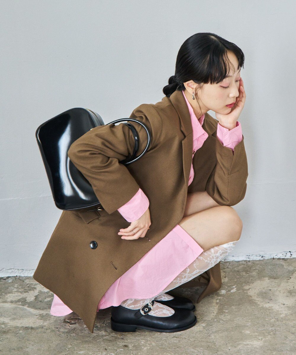 INTER-CHAUSSURES 【ANGEL ALARCON】オブリークトウストラップシューズ 