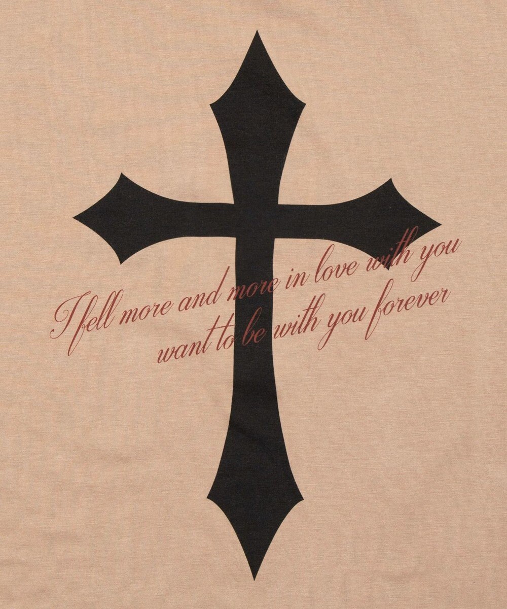 WEGO オフショルダークロスロゴトップ 