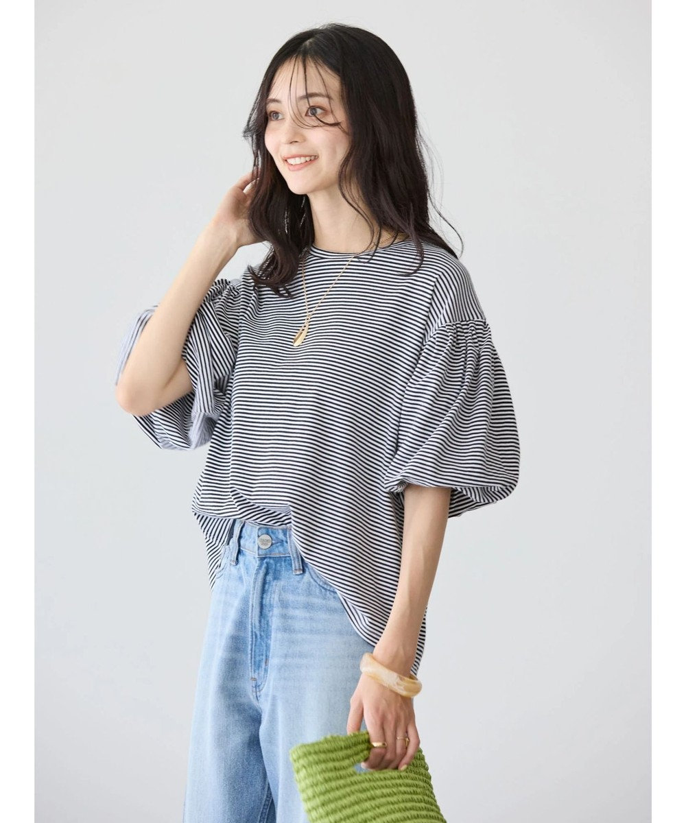 AMERICAN HOLIC ボリュームスリーブカットプルオーバー 