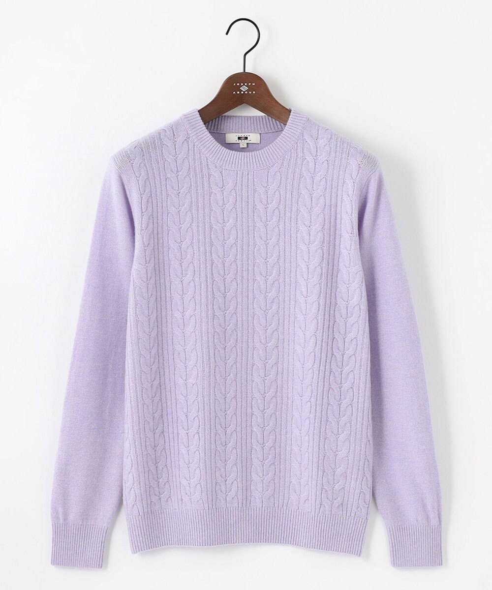 JOSEPH ABBOUD 【暖か・軽量】カシミヤブレンド クルーネック ニット 