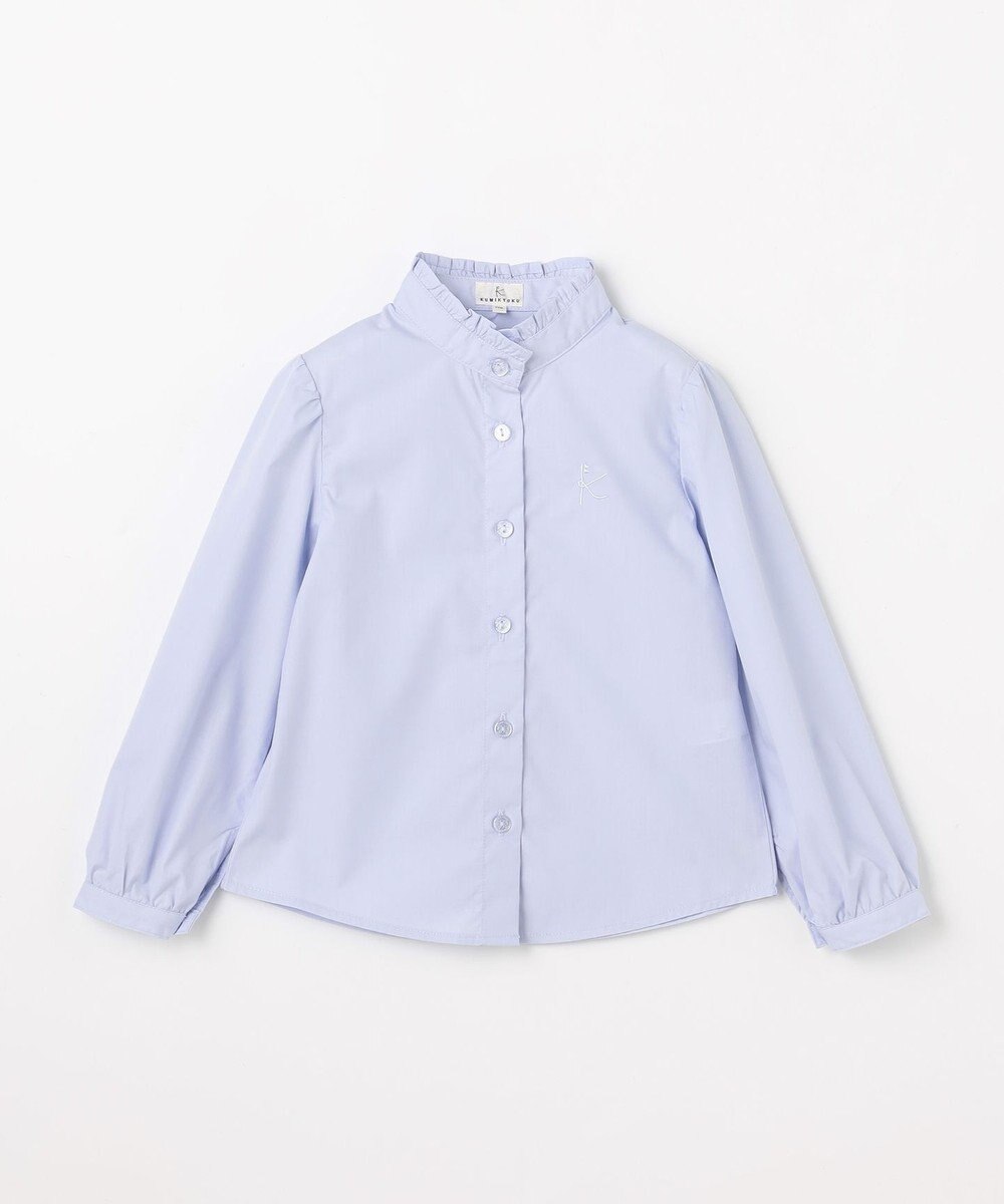 組曲 KIDS 【110-140㎝】 レースリボンタイブラウス 