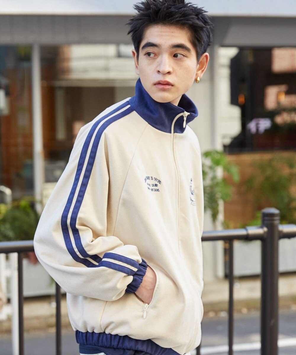 WEGO フェイクスウェードライントラックジャケット 