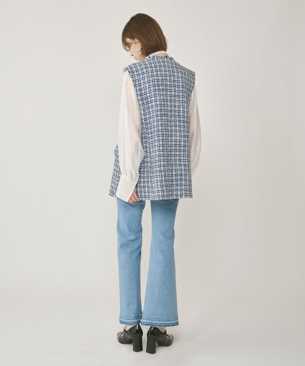 GRACE CONTINENTAL ルーズツイードジレジャケット 