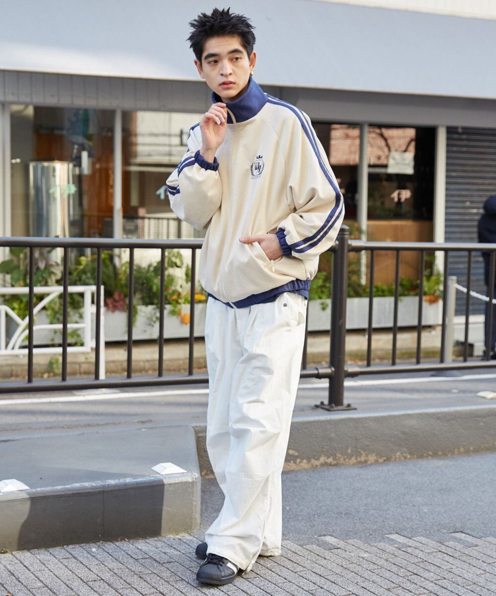 WEGO フェイクスウェードライントラックジャケット 