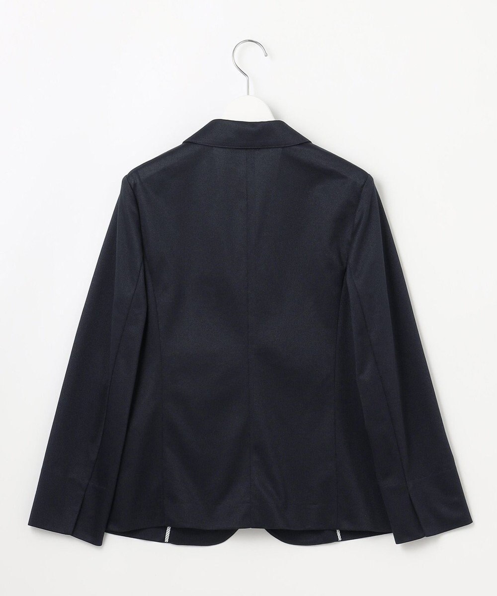 J.PRESS LADIES L 【洗える・吸水速乾】セオアルファピケストライプ テーラード ジャケット 