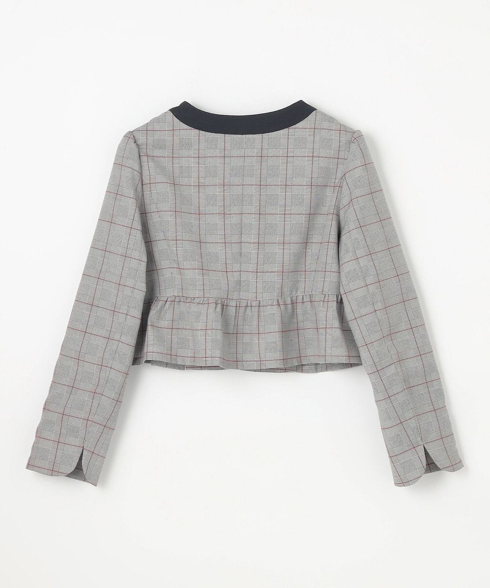 組曲 KIDS 【150-170㎝】グレンチェックジャケット＆プリーツワンピース セット 