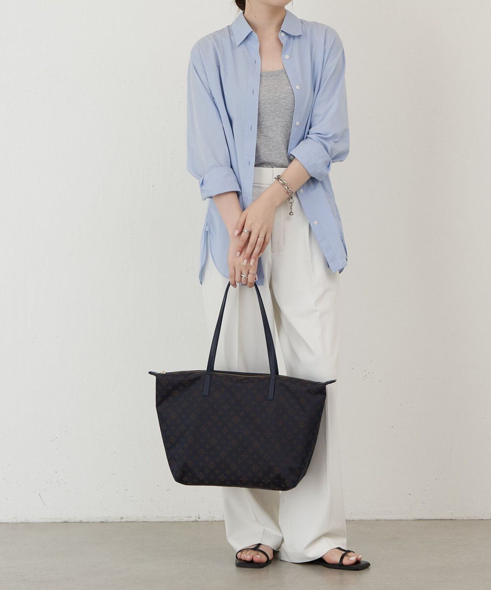 russet ＜380g/軽量＞ファスナー付きナイロントートバッグ(CE-1568) 