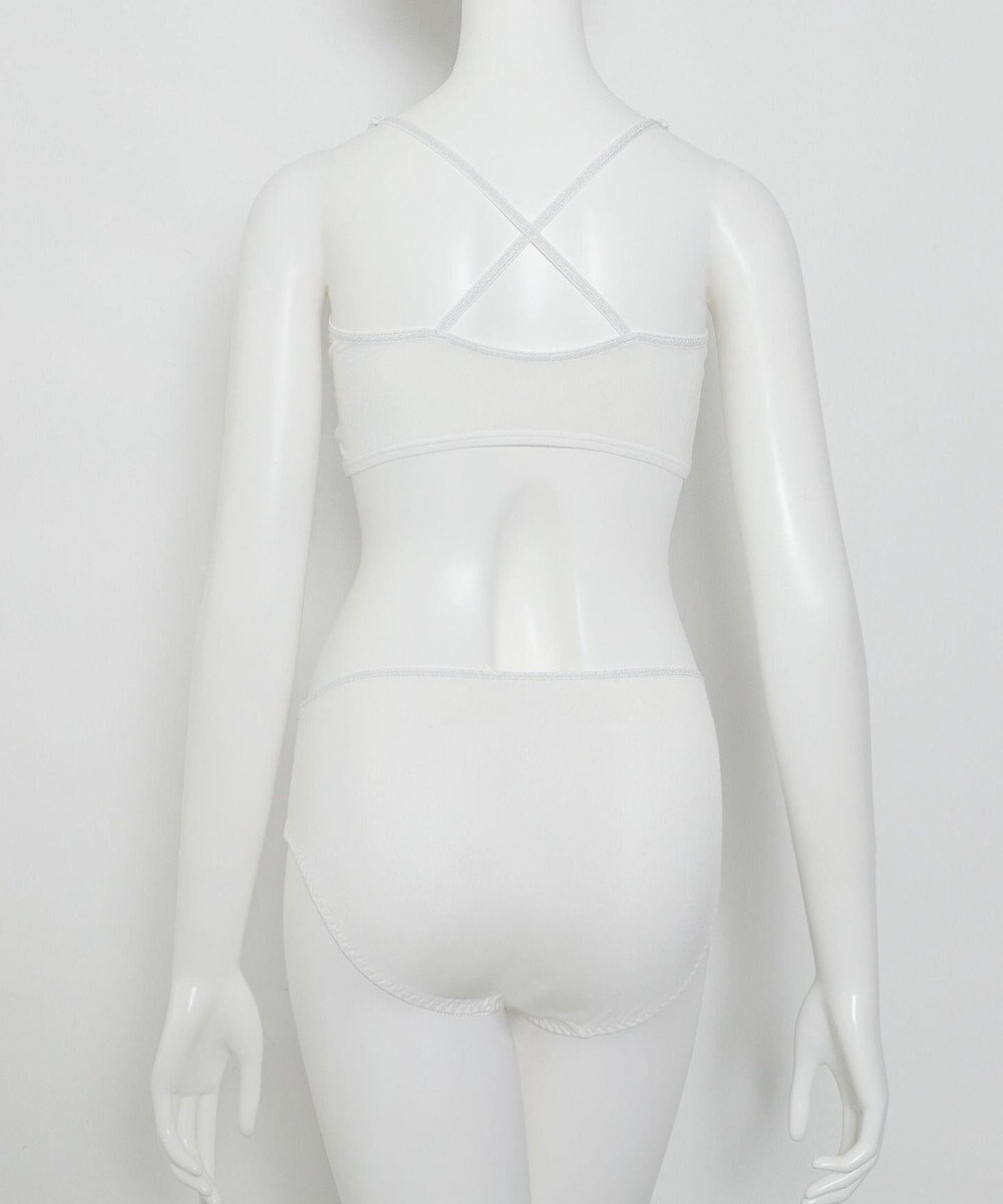 WEGO 【ブラトップ＆ショーツセット】Liliane　Ciel　フェザーラメ 