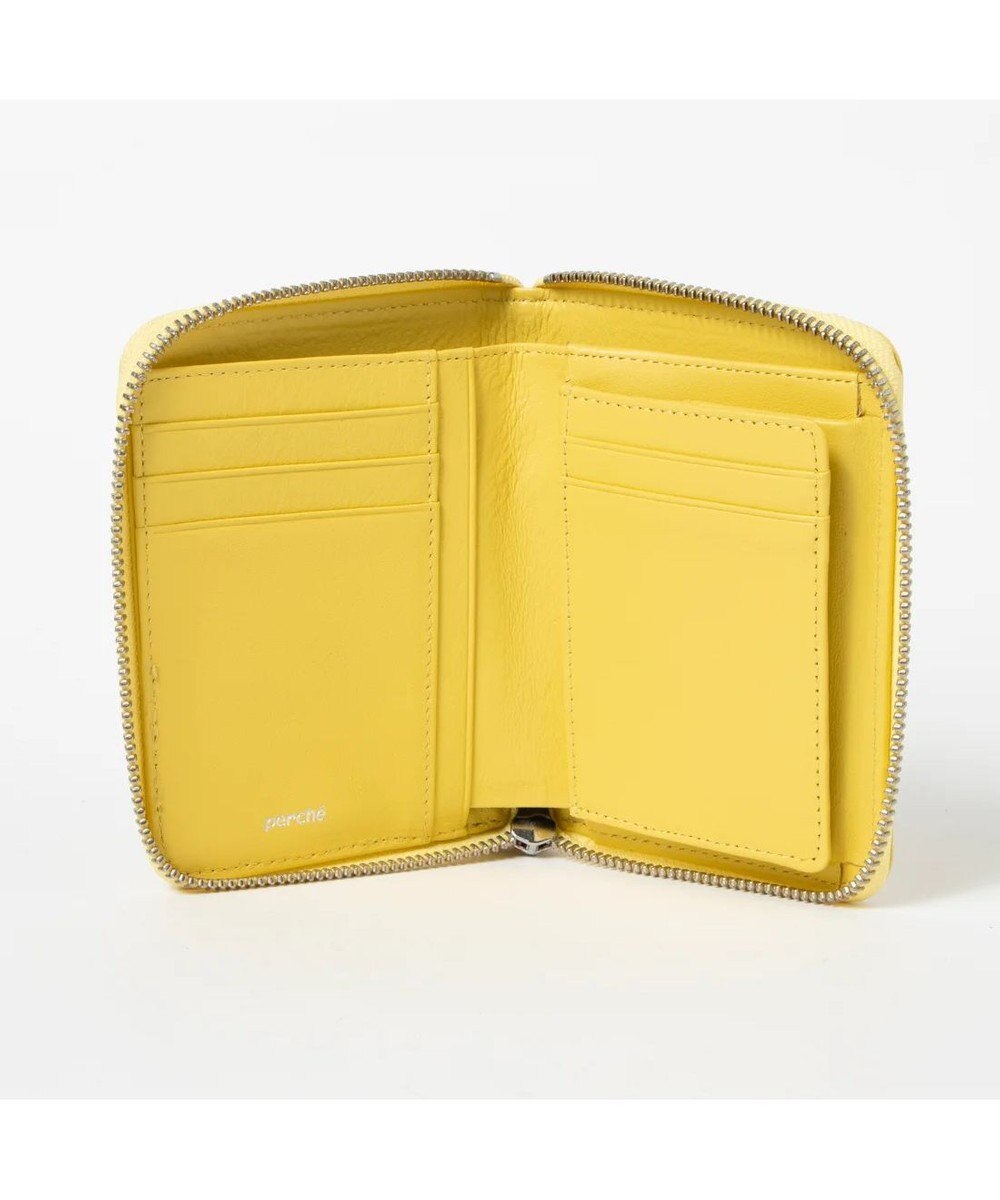 UNBILLION ペルケ perche / ドット型押しラウンドパームフィット財布 