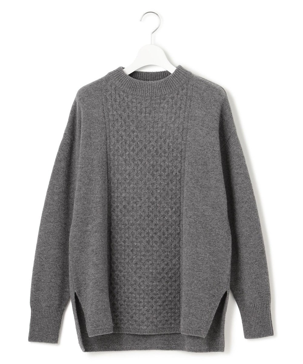 23区 【洗える】ウールカシミヤブレンド チュニック ニット 