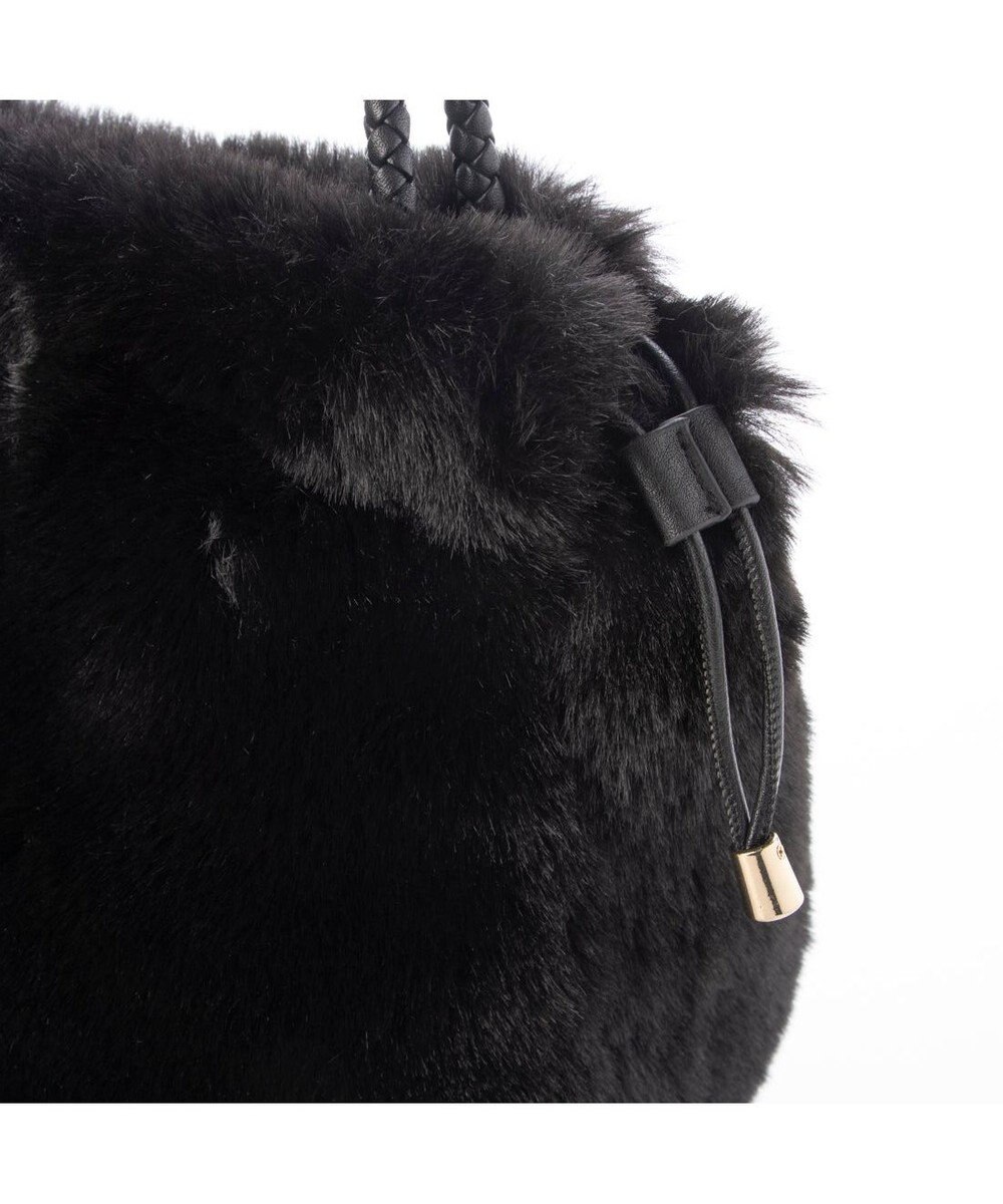 UNBILLION カシュカシュ cachecache / ロングハンドルエコファー巾着トート 