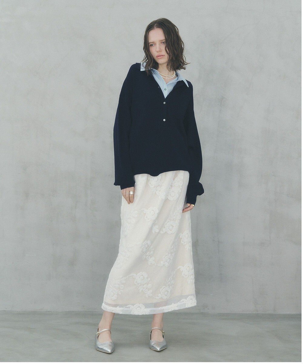 YECCA VECCA 2wayレイヤード風ポロニット 