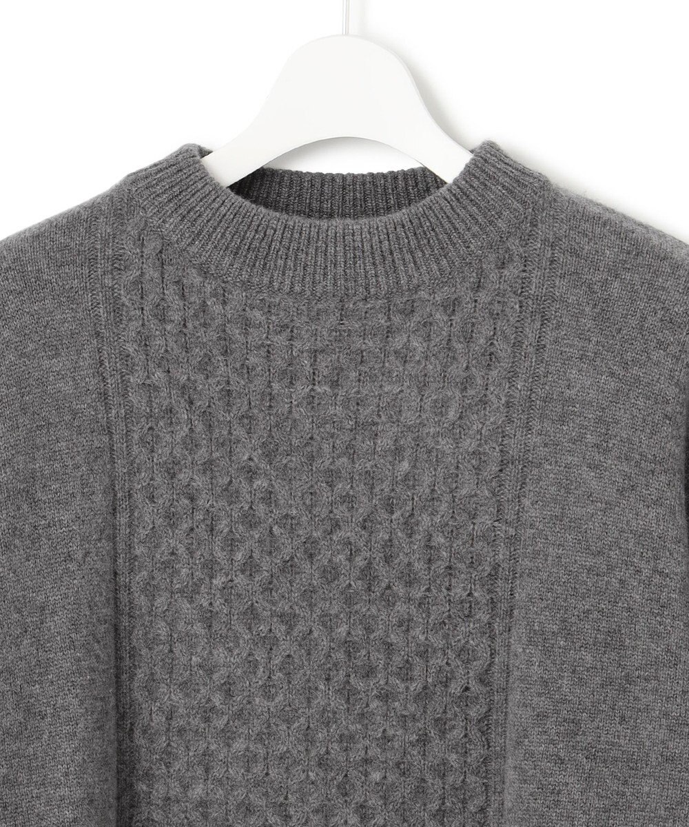 23区 【洗える】ウールカシミヤブレンド チュニック ニット 