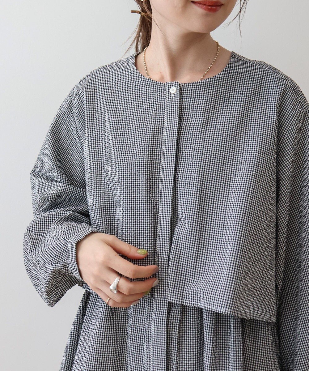 AMERICAN HOLIC サッカーティアードロングブラウス 