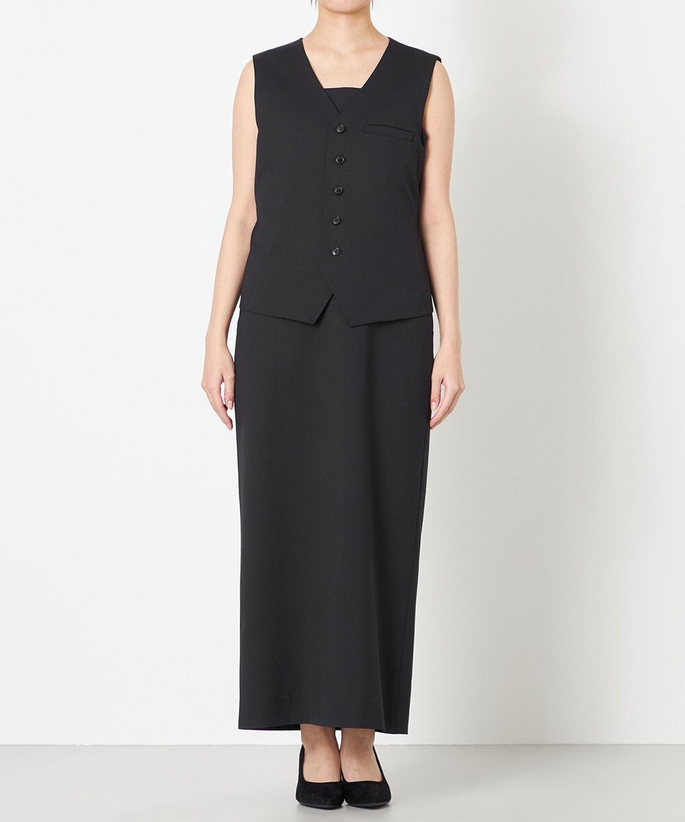 NAVE 【Nave・セットアップ可】ウールポリエステルツイルベスト 