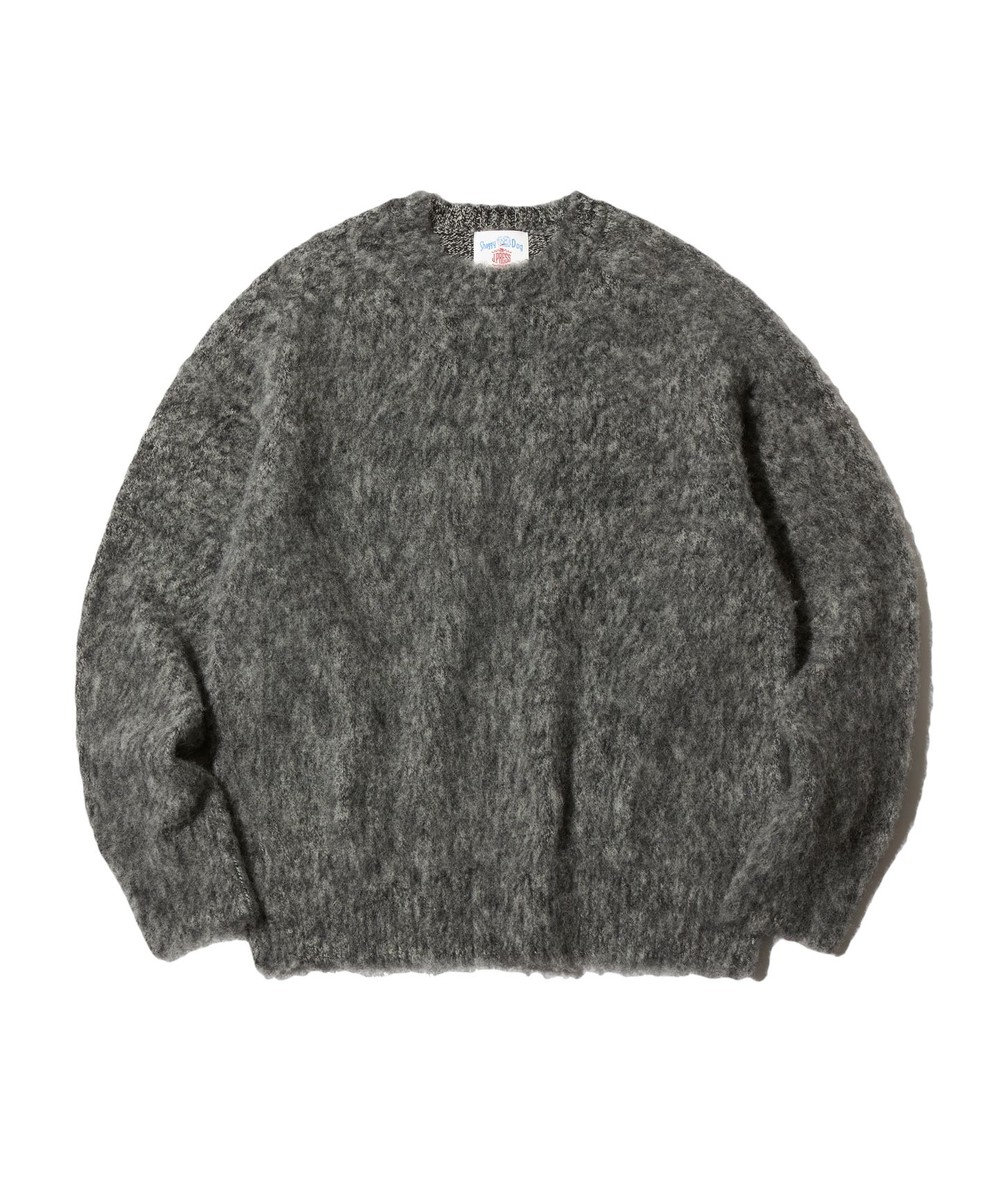 J.PRESS MEN 【J.PRESS ORIGINALS】SHETLAND WOOL SHAGGY KNIT / JAPAN MADE グレー系