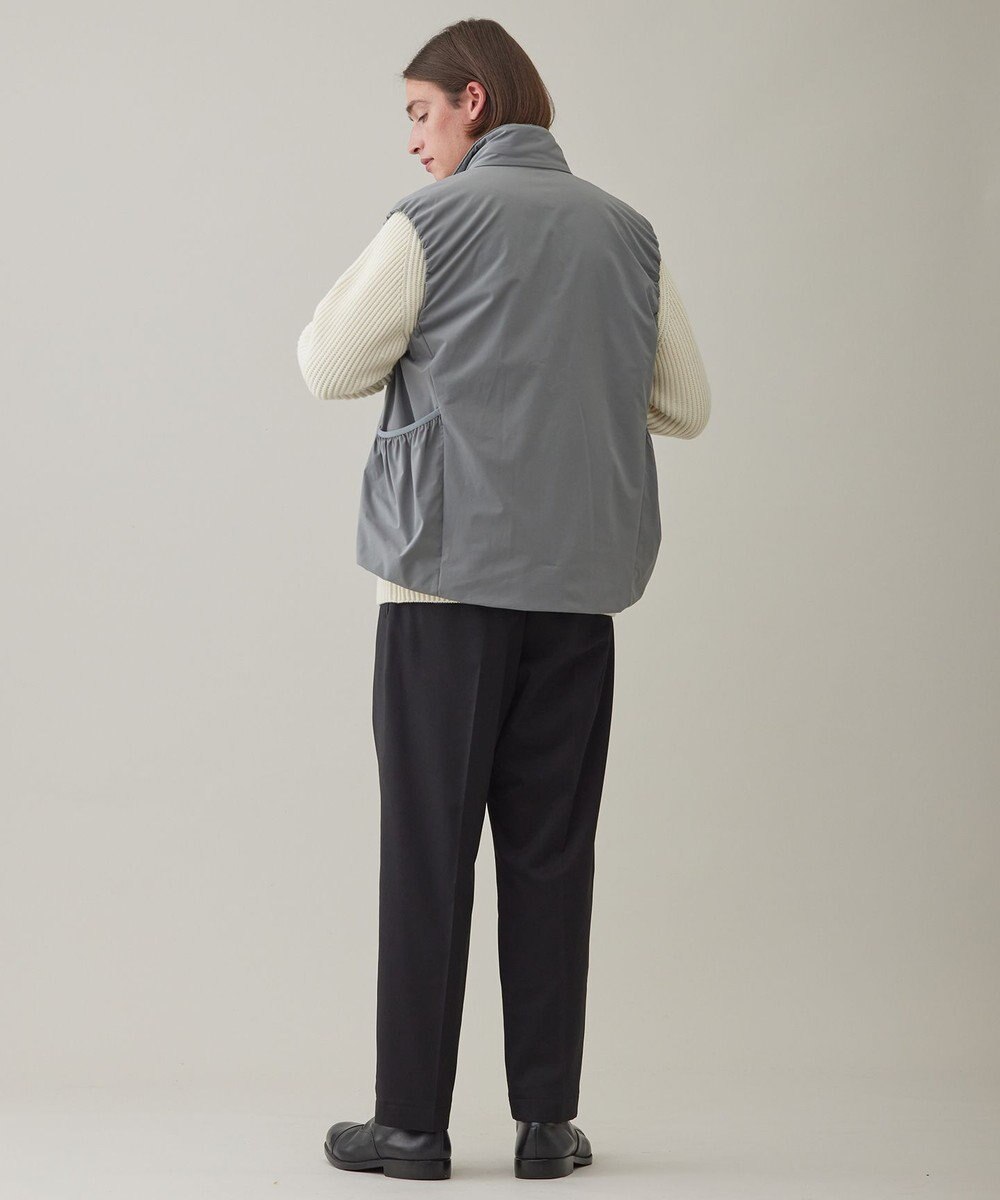 UNFILO MENS ウールライク ワイドパンツ 