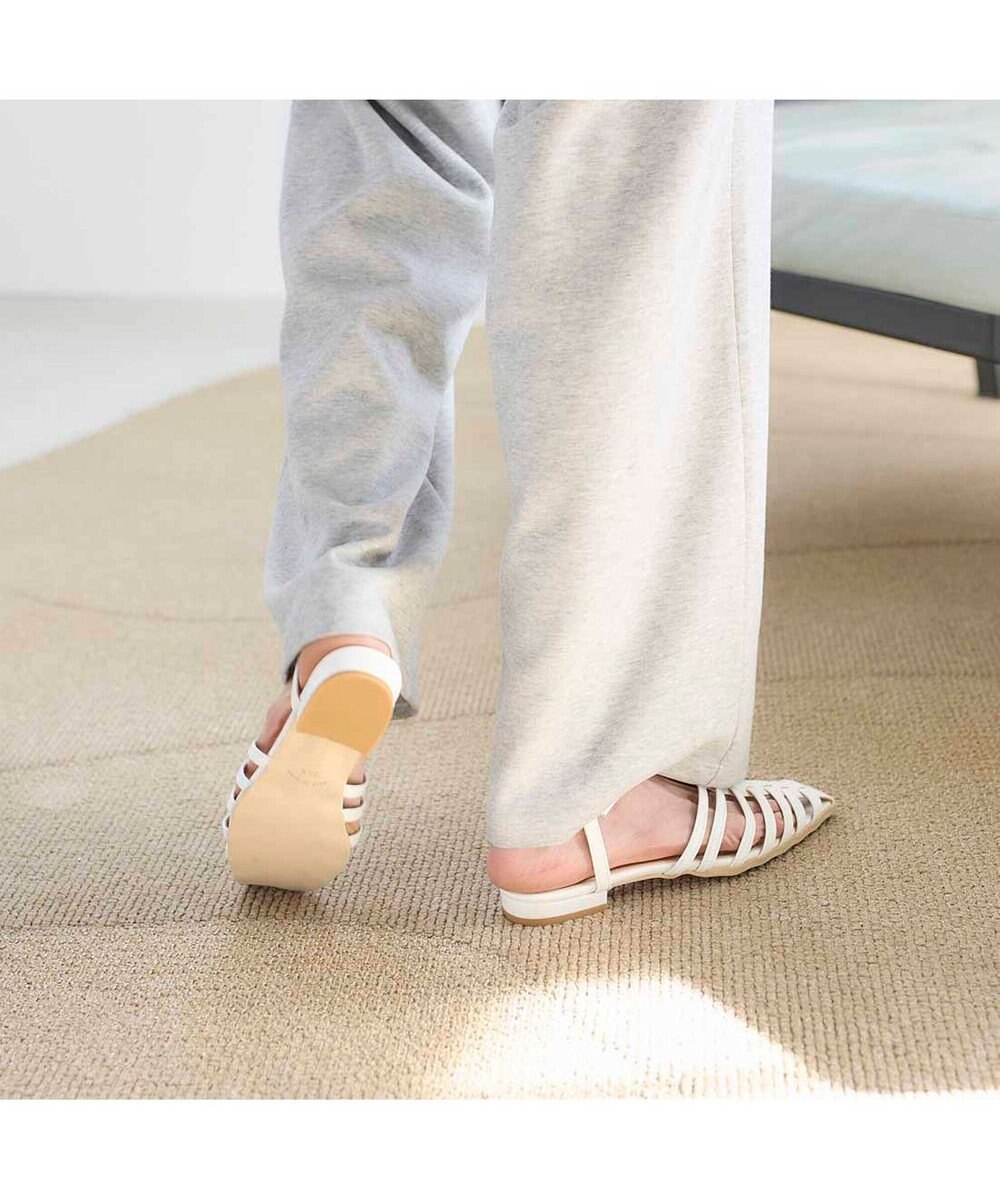 MODE ET JACOMO <carino>ポインテッドトゥグルカサンダル 