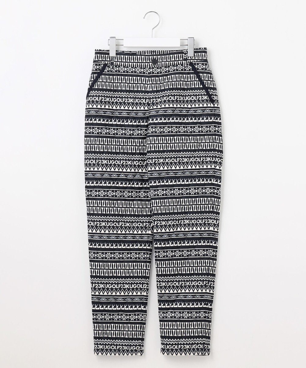 23区GOLF 【WOMEN】ノルディック柄 キルトパンツ 