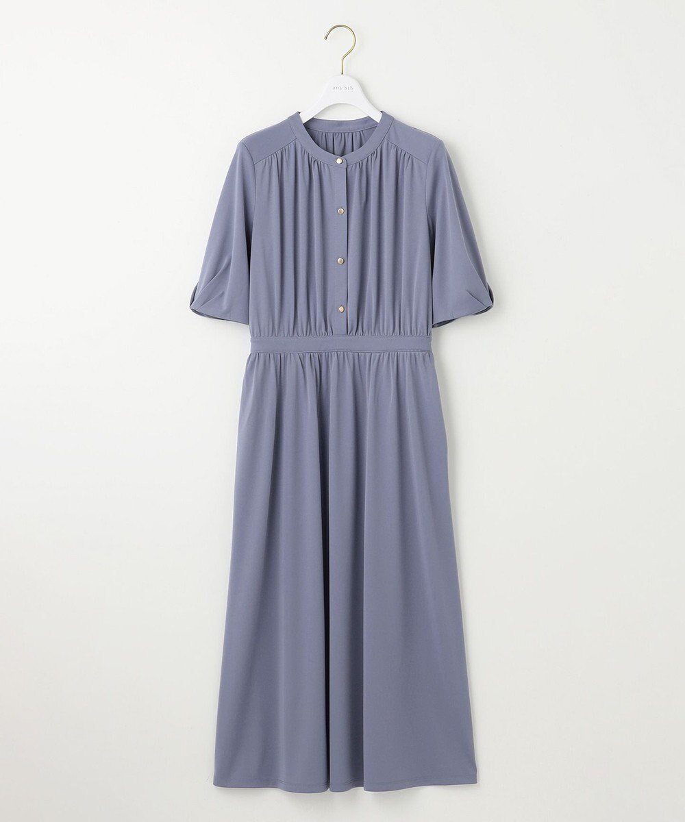 ANY SIS 【接触冷感・吸水速乾・UVケア】エアリードレープスムース ワンピース 