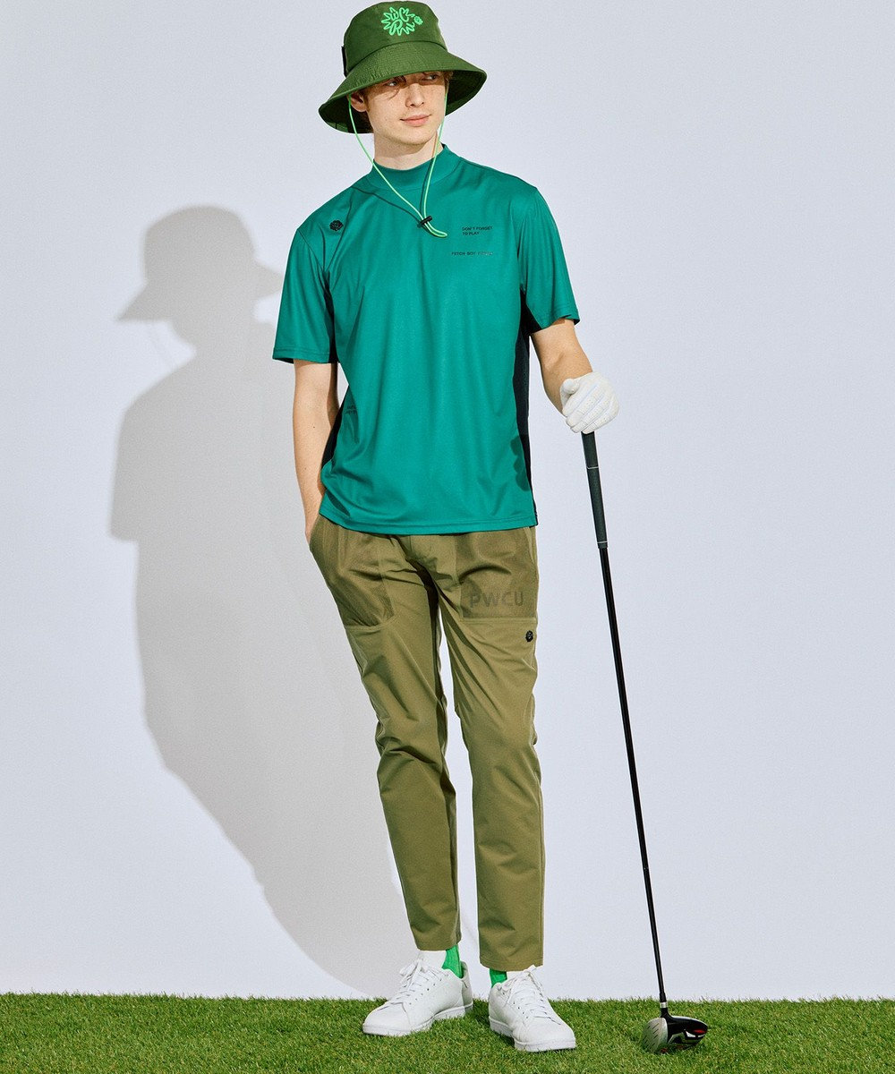 PW CIRCULUS 【MEN】ベンチレーション テーパードパンツ ゴルフ 