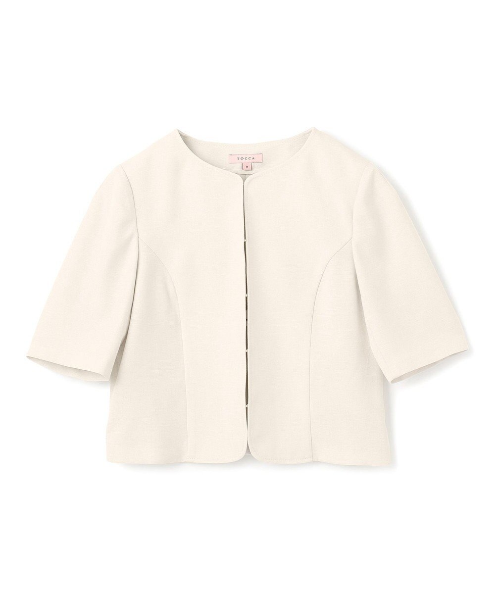 TOCCA 【洗える・消臭】BRIGHT LUMINOUS 半袖ジャケット 