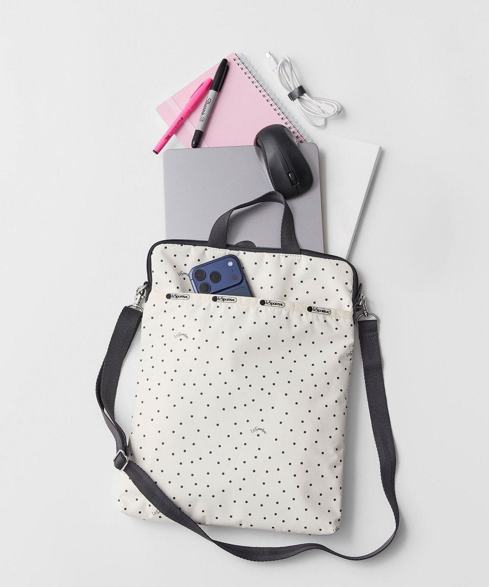 LeSportsac N/S LAPTOP BAG/プレイフルドッツ 