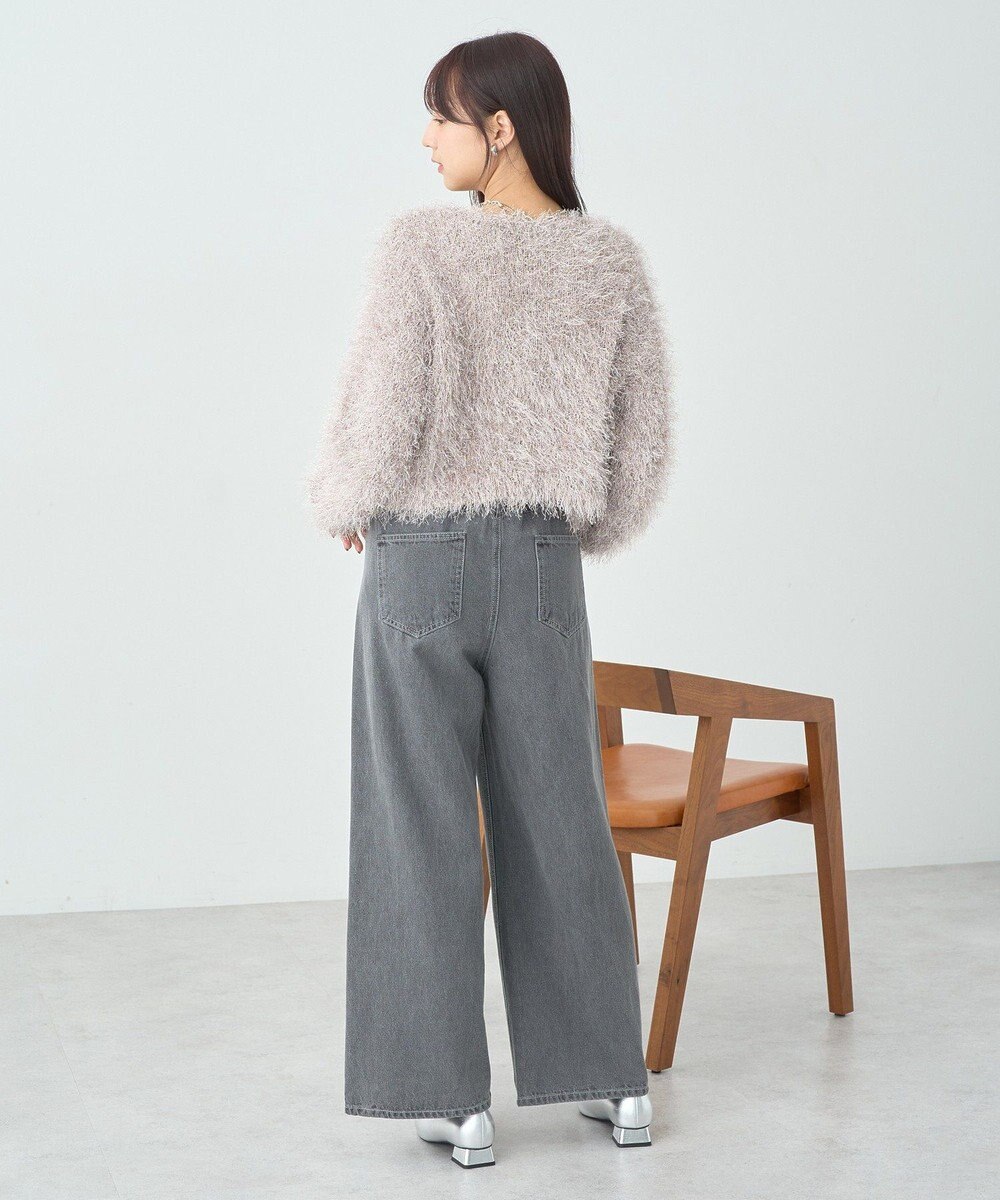 earth music&ecology きらきらフェザーニットプルオーバー 