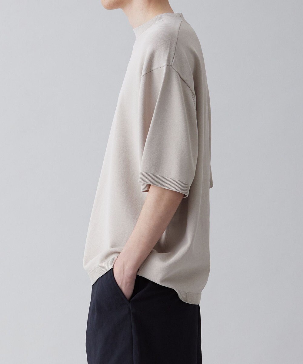 UNFILO MENS 【接触冷感】イージーケア ニット半袖Ｔシャツ [23年春夏商品] 