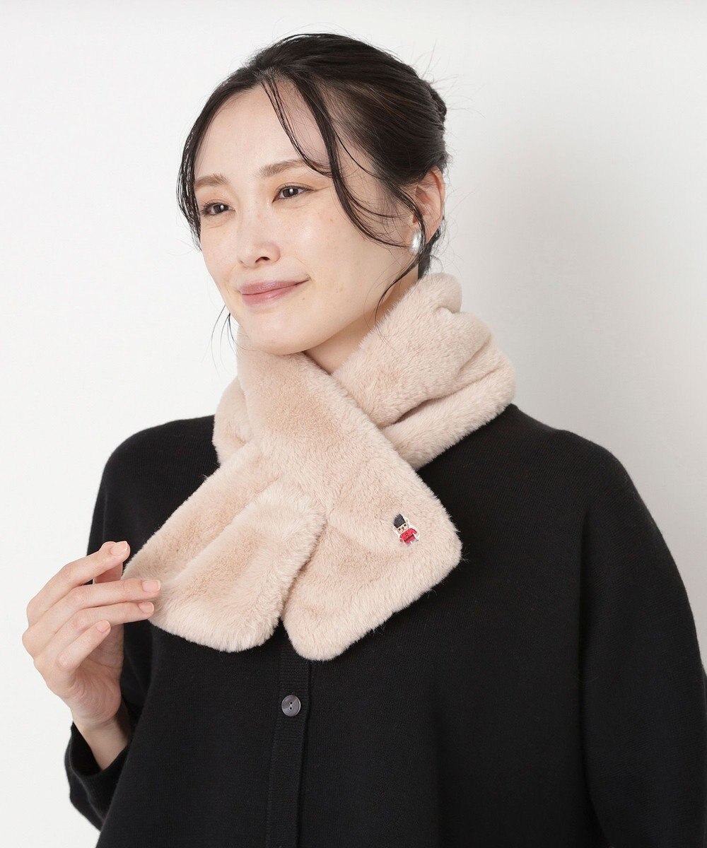 MOONBAT MACKINTOSH PHILOSOPHY(マッキントッシュ フィロソフィー）バッキンガムベア フェイクファー プチマフラー 