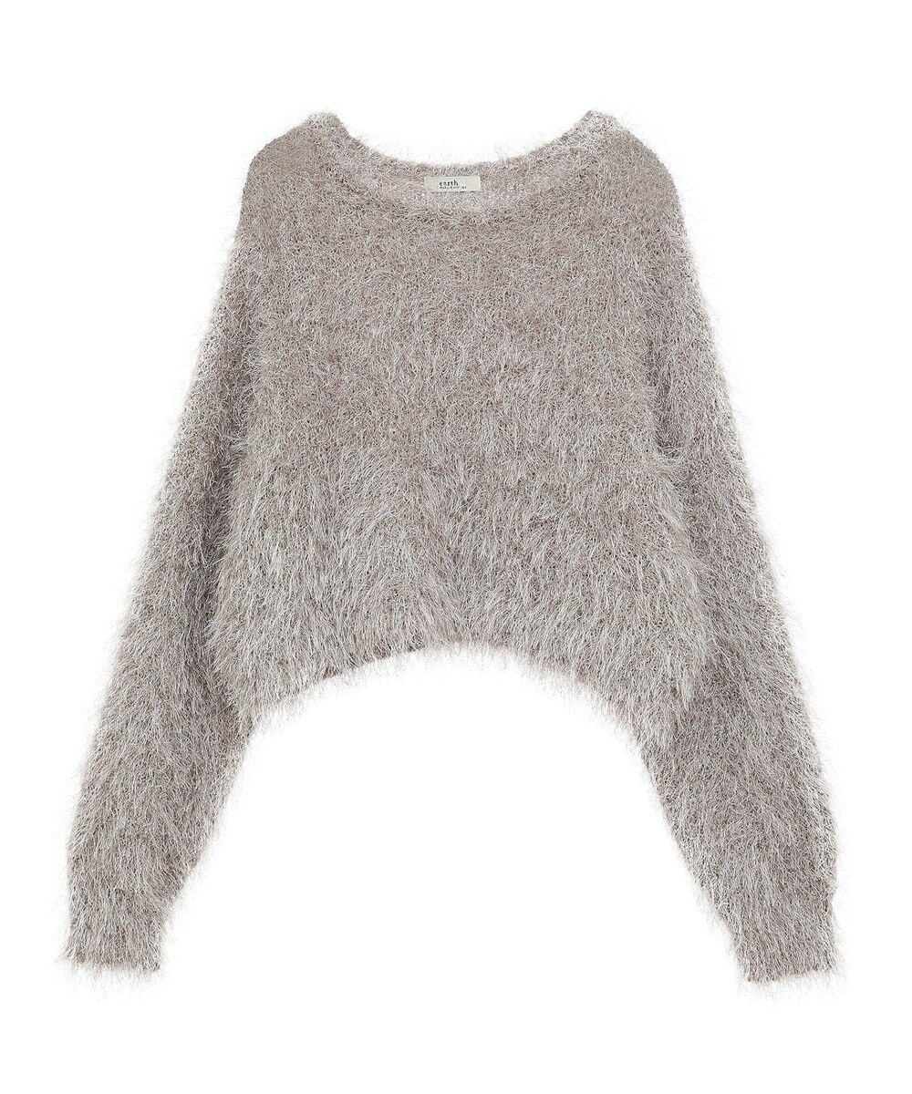 earth music&ecology きらきらフェザーニットプルオーバー 