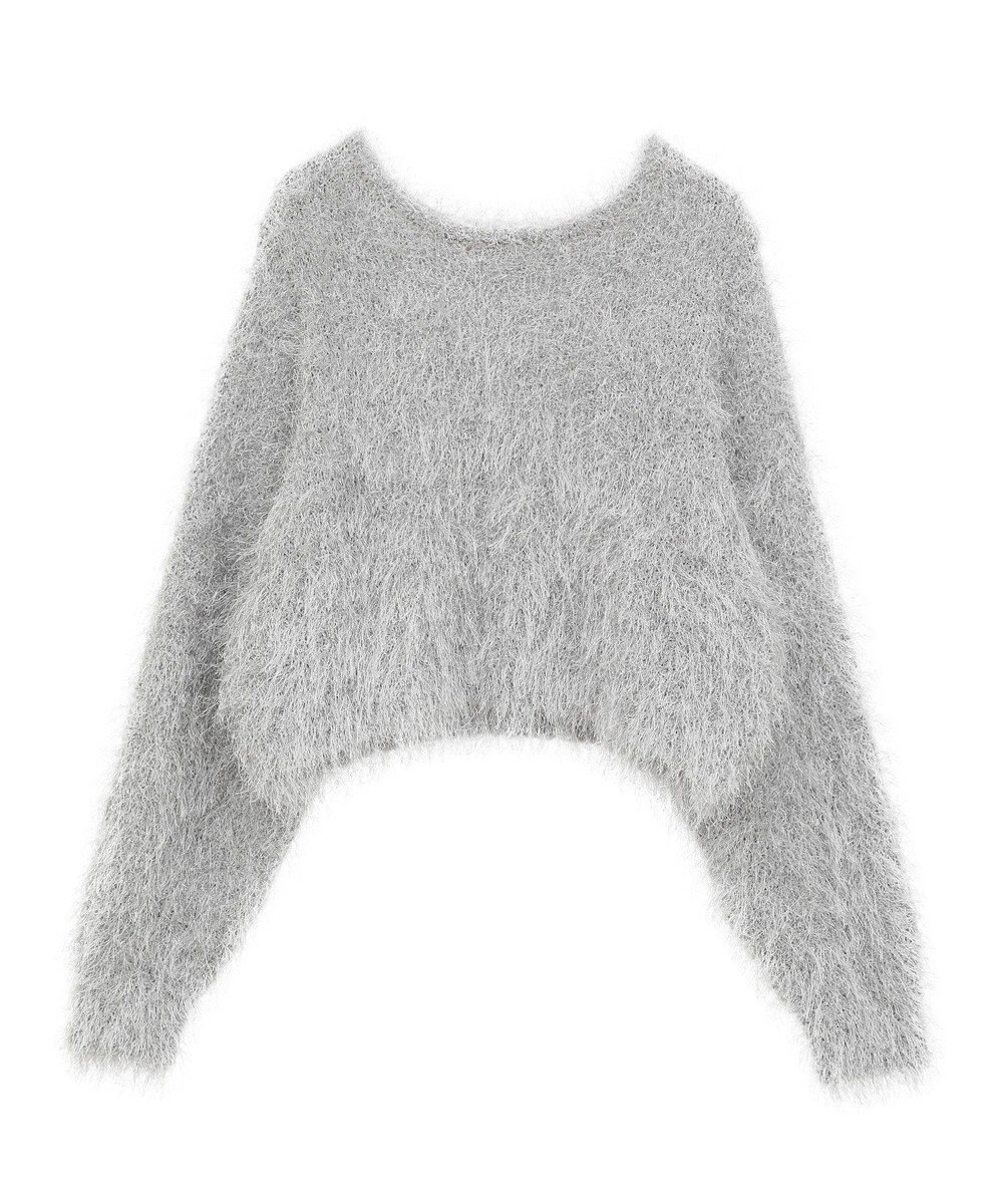 earth music&ecology きらきらフェザーニットプルオーバー 