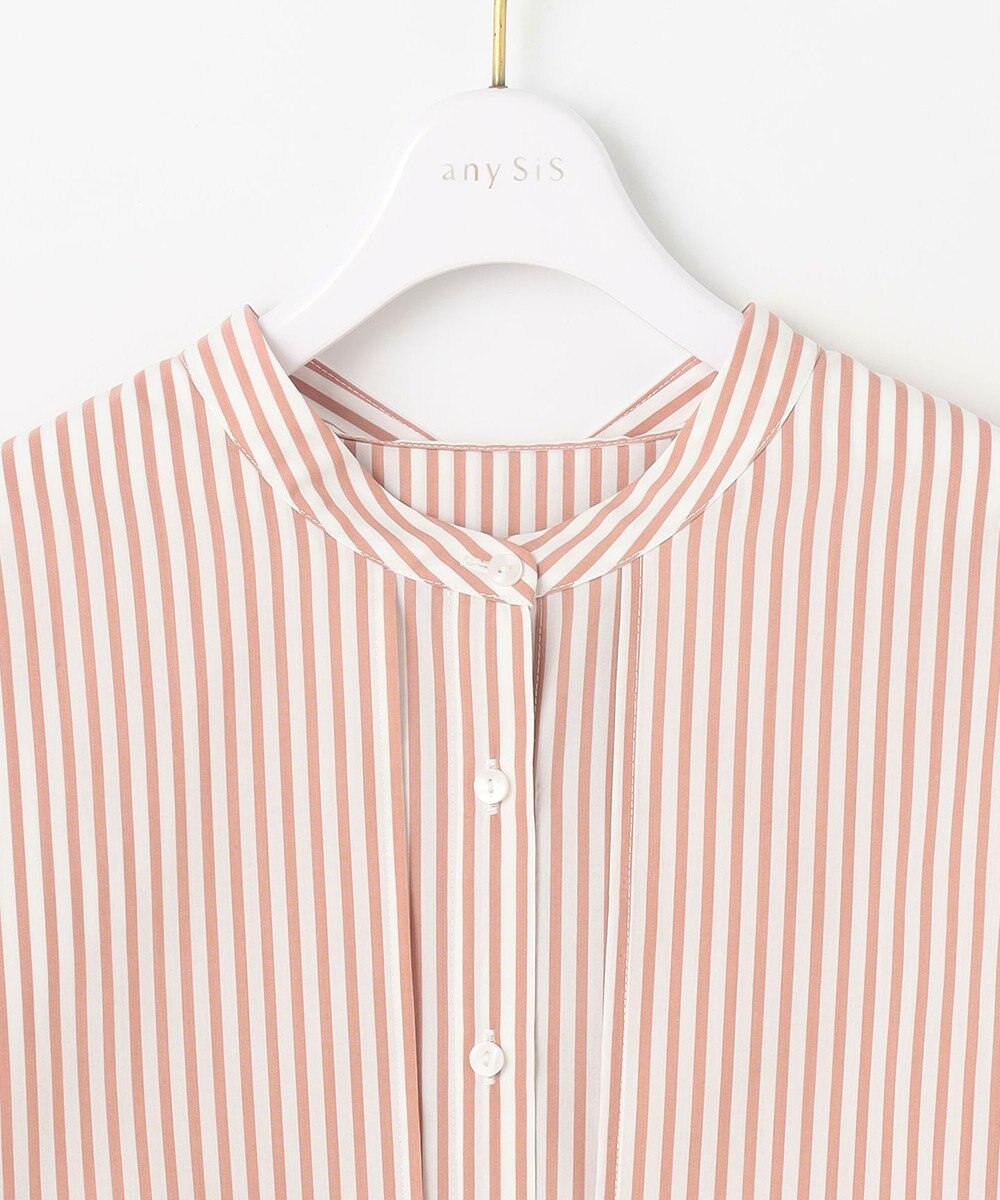 ANY SIS 【UVカット・接触冷感・速乾】クロップトヨークハオリ シャツ 