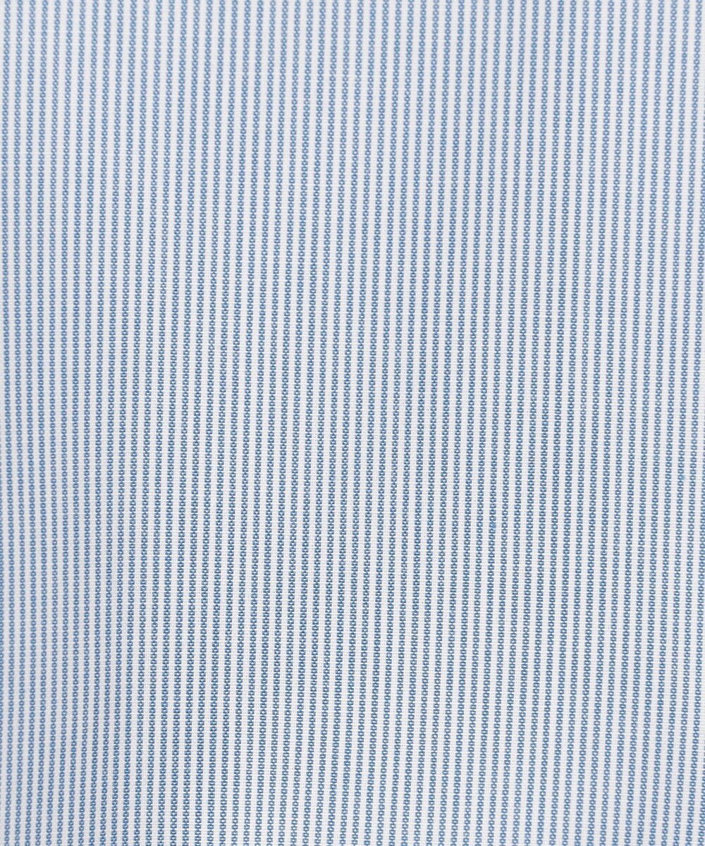 J.PRESS LADIES L 【洗える・接触冷感・UVケア】エステネージュストライプ シャーリング  ブラウス 