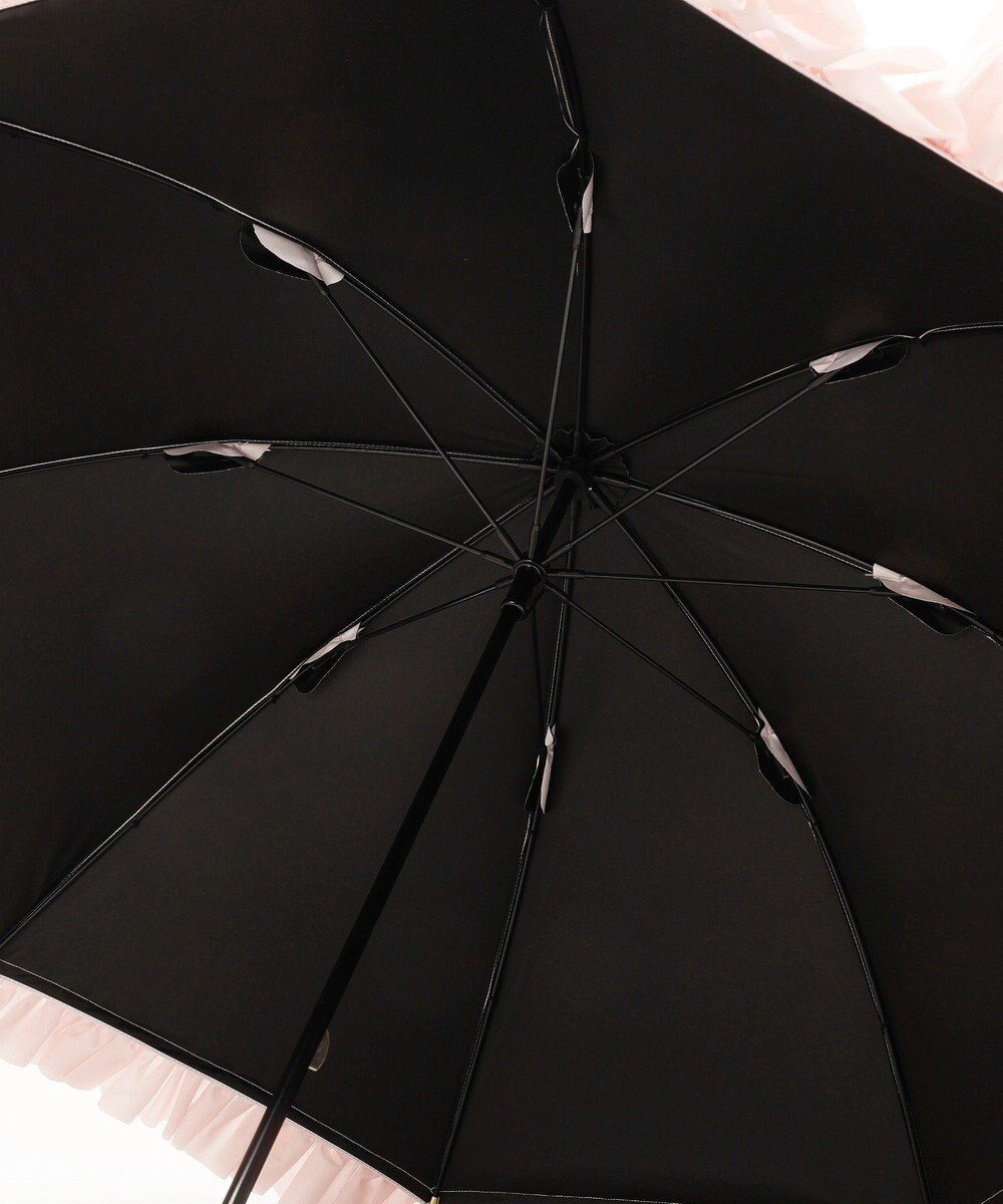 Maison de FLEUR 《晴雨兼用》遮光&UV CUT フリル傘 